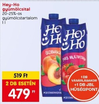 Spar Hey-Ho gyümölcsital 1 l ajánlat