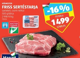 ALDI HÚSMESTER FRISS SERTÉSTARJA 500 g ajánlat