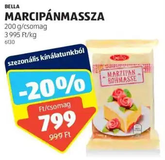 ALDI BELLA MARCIPÁNMASSZA 200 g ajánlat
