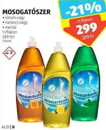 ALDI MOSOGATÓSZER 1 l ajánlat