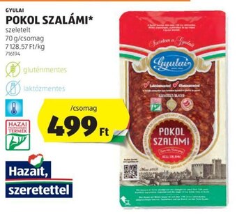 ALDI GYULAI POKOL SZALÁMI 70 g ajánlat