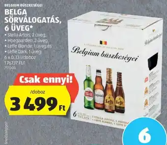 BELGIUM BÜSZKESÉGEI BELGA SÖRVÁLOGATÁS 6 x 0,33 l