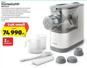 ALDI PHILIPS TÉSZTAKÉSZÍTŐ 1 db ajánlat