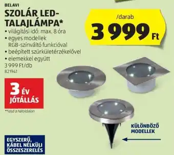 ALDI BELAVI SZOLÁR LED-TALAJLÁMPA 1 db ajánlat