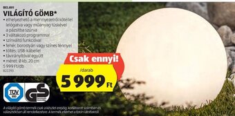 BELAVI VILÁGÍTÓ GÖMB 1 db