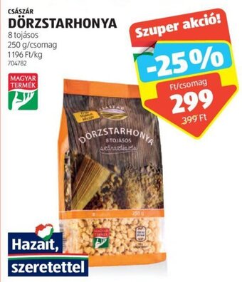 ALDI CSÁSZÁR DÖRZSTARHONYA 250 g ajánlat