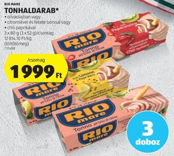 ALDI RIO MARE TONHALDARAB 3 x 80 g ajánlat