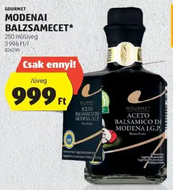 ALDI GOURMET MODENAI BALZSAMECET 250 ml ajánlat