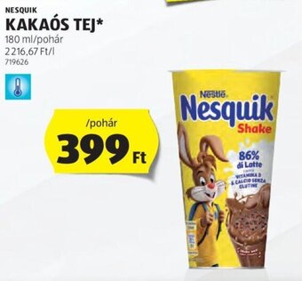 ALDI NESQUIK KAKAÓS TEJ 180 ml ajánlat