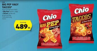 ALDI CHIO BIG PEP VAGY TACCOS 65 g ajánlat