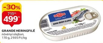 Auchan GRANDE HERINGFILÉ 170 g ajánlat