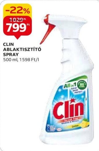 CLIN ABLAKTISZTÍTÓ SPRAY 500 ml