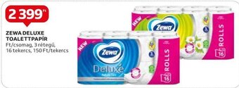 Auchan ZEWA DELUXE TOALETTPAPÍR 16 tekercs ajánlat