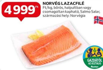 Auchan NORVÉG LAZACFILÉ 1 kg ajánlat