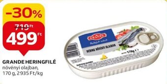 Auchan GRANDE HERINGFILÉ 170 g ajánlat