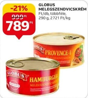 Auchan GLOBUS MELEGSZENDVICSKRÉM 290 g ajánlat