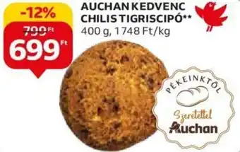 Auchan AUCHAN KEDVENC CHILIS TIGRISCIPÓ, 400g ajánlat
