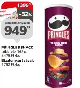 Auchan PRINGLES SNACK többféle, 165 g ajánlat