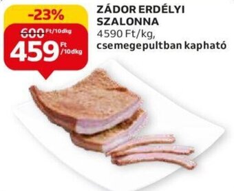 Auchan ZÁDOR ERDÉLYI SZALONNA, 10dkg ajánlat