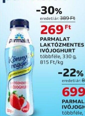 Auchan PARMALAT LAKTÓZMENTES IVÓJOGHURT, 330g ajánlat