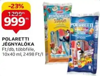 Auchan POLARETTI JÉGNYALÓKA többféle, 10x40 ml ajánlat