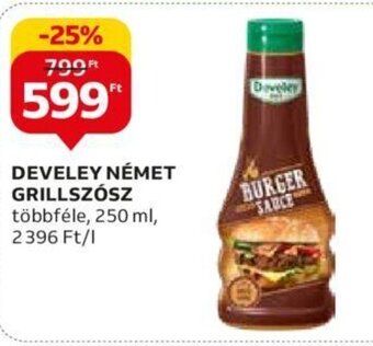 Auchan DEVELEY NÉMET GRILLSZÓSZ 250 ml ajánlat