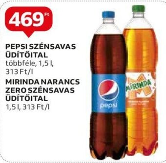 Auchan PEPSI SZÉNSAVAS ÜDÍTŐITAL stb. 1,5 l ajánlat