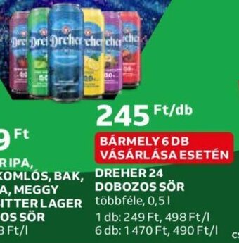 Auchan DREHER 24 DOBOZOS SÖR 0,5 l ajánlat