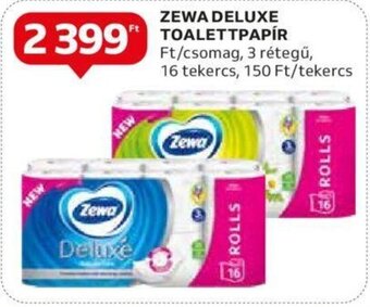 Auchan ZEWA DELUXE TOALETTPAPÍR 16 tekercs ajánlat