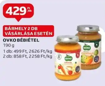 Auchan OVKO BÉBIÉTEL 190 g ajánlat