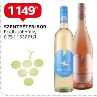 Auchan SZENTPÉTERI BOR 0,75 l ajánlat