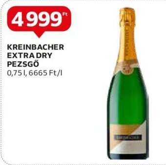 Auchan KREINBACHER EXTRA DRY PEZSGŐ 0,75 l ajánlat