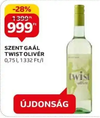 SZENT GAÁL TWIST OLIVÉR 0,75 l