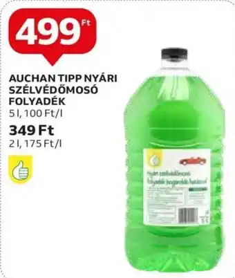 Auchan AUCHAN TIPP NYÁRI SZÉLVÉDŐMOSÓ FOLYADÉK 5 l ajánlat