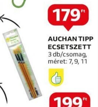 Auchan AUCHAN TIPP ECSETSZETT 3 db ajánlat