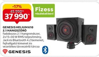 Auchan GENESIS HELIUM 610 2.1 HANGSZÓRÓ 1 db ajánlat