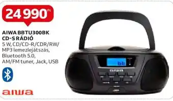 AIWA BBTU300BK CD-S RÁDIÓ 1 db