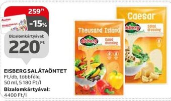 EISBERG SALÁTAÖNTET 1 db