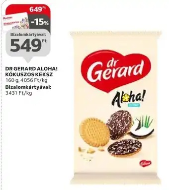 DR GERARD ALOHA! KÓKUSZOS KEKSZ 160 g
