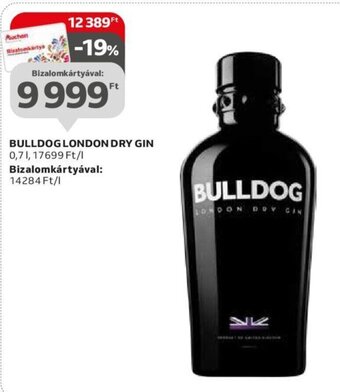 Auchan BULLDOG LONDON DRY GIN 0,7 l ajánlat