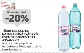TÖBBFÉLE 1,5 L-ES NATURAQUA ÁSVÁNYVÍZ stb.