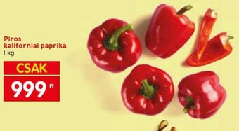 Spar Piros kaliforniai paprika 1 kg ajánlat