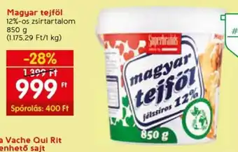 Spar Magyar tejföl 850 g ajánlat