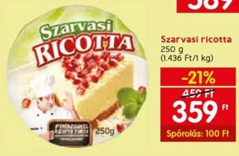 Szarvasi ricotta 250 g