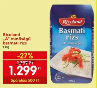Spar Riceland ..A" minőségű basmati rizs 1 kg ajánlat