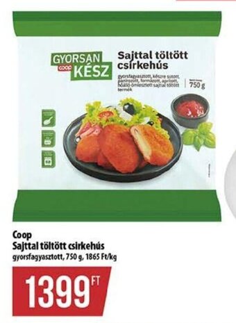 Coop Coop Sajttal töltött csirkehús 750 g ajánlat