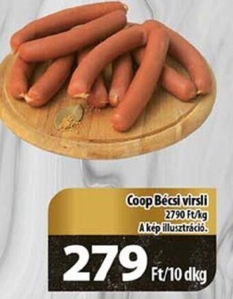 Coop Coop Bécsi virsli 10 dkg ajánlat