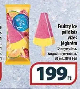 Coop Fruitty Ice pálcikás vizes jégkrém 70 ml ajánlat