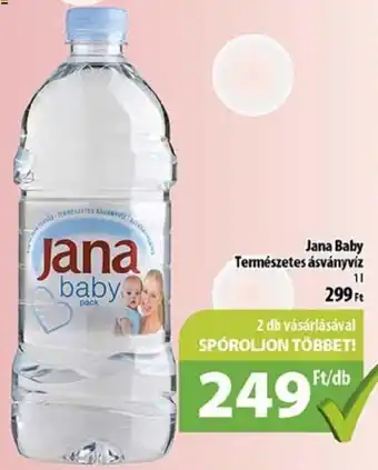 Coop Jana Baby Természetes ásványvíz 1 l ajánlat