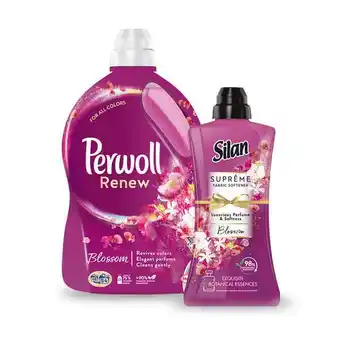 Perwoll renew blossom mosószer és silan supreme blossom öblítő csomag